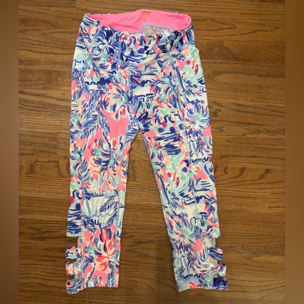 Lilly Pulitzer Pink and Blue Leggings